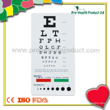 Vision Chart für Taschengröße